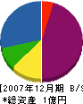 大栄冷機 貸借対照表 2007年12月期