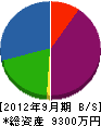 寿商会 貸借対照表 2012年9月期
