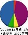 赤松エンジニアリング 貸借対照表 2008年12月期