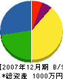 渡邊設備 貸借対照表 2007年12月期