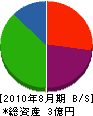 永根実業建設 貸借対照表 2010年8月期