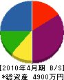 井戸熊建設 貸借対照表 2010年4月期