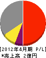 石田電機 損益計算書 2012年4月期
