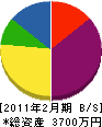 浅田電機 貸借対照表 2011年2月期