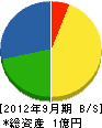 久松解体興業 貸借対照表 2012年9月期