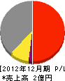 谷本産業 損益計算書 2012年12月期