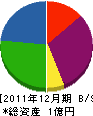 村幸組 貸借対照表 2011年12月期