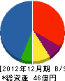 ホシザキ北関東 貸借対照表 2012年12月期