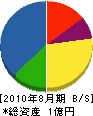 筑豊アローサービス 貸借対照表 2010年8月期