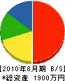 東亜電機 貸借対照表 2010年8月期
