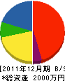 齋藤設備 貸借対照表 2011年12月期