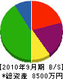 瀬戸内電業社 貸借対照表 2010年9月期