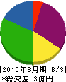 南大阪マイホームサービス 貸借対照表 2010年3月期