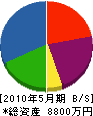 築山建設 貸借対照表 2010年5月期