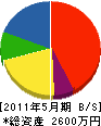 村田建設 貸借対照表 2011年5月期