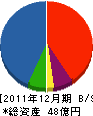 渡辺造船所 貸借対照表 2011年12月期