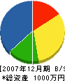佐久間産業 貸借対照表 2007年12月期