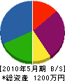 昭光電気工事 貸借対照表 2010年5月期