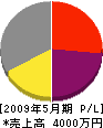 東京建設 損益計算書 2009年5月期