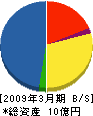 千葉東京冷機 貸借対照表 2009年3月期