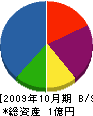 吉岡敬工務店 貸借対照表 2009年10月期