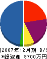和田鉄工 貸借対照表 2007年12月期