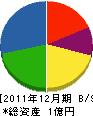 永井組 貸借対照表 2011年12月期