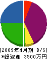 木村 貸借対照表 2009年4月期