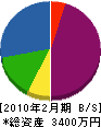 上田商会 貸借対照表 2010年2月期