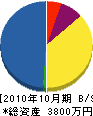 日新ハウス 貸借対照表 2010年10月期