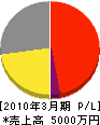 白田電気商会 損益計算書 2010年3月期