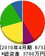 石井商会 貸借対照表 2010年4月期