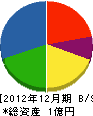 永井組 貸借対照表 2012年12月期