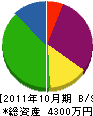 伊藤建材 貸借対照表 2011年10月期