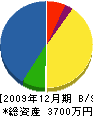 藤川水道 貸借対照表 2009年12月期
