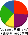 國井工務店 貸借対照表 2012年4月期