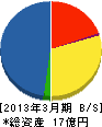 伊豆急ハウジング 貸借対照表 2013年3月期