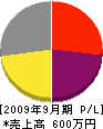 日東冷熱工業所 損益計算書 2009年9月期