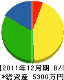 大翔土建 貸借対照表 2011年12月期