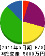 斉藤興業 貸借対照表 2011年5月期