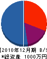 宮崎表具店 貸借対照表 2010年12月期