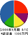 遠藤電設工業 貸借対照表 2008年9月期