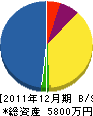 菅野組 貸借対照表 2011年12月期