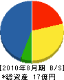 日本土建工業 貸借対照表 2010年8月期