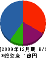 増田建設 貸借対照表 2009年12月期