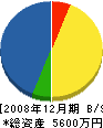秋山コンストラクション 貸借対照表 2008年12月期