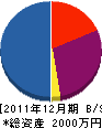 藤村電気 貸借対照表 2011年12月期