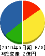 永井組 貸借対照表 2010年5月期