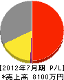 松井工務店 損益計算書 2012年7月期