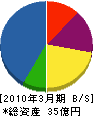 菱日エンジニアリング 貸借対照表 2010年3月期